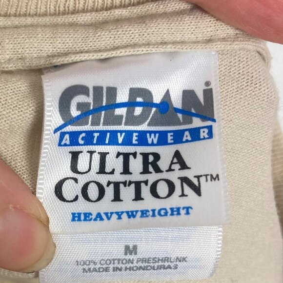 Vintage Y2K Hawaii Cultural Foundation New York T Shirt Adult Medium Beige - Picture 5 of 7